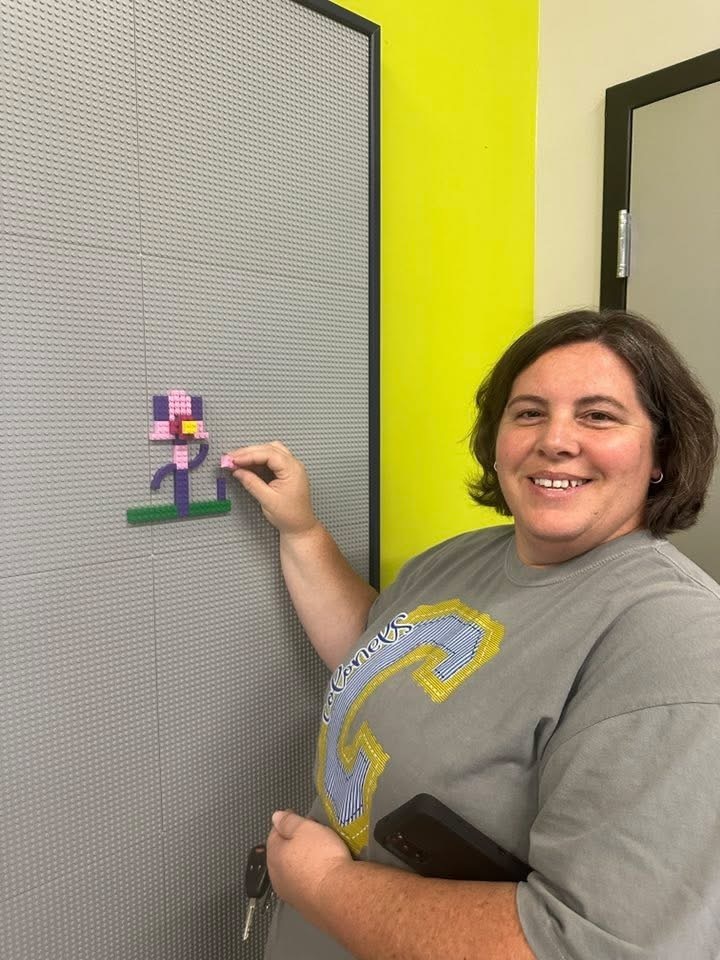 Embrace your creative talents designing on the LEGO Wall