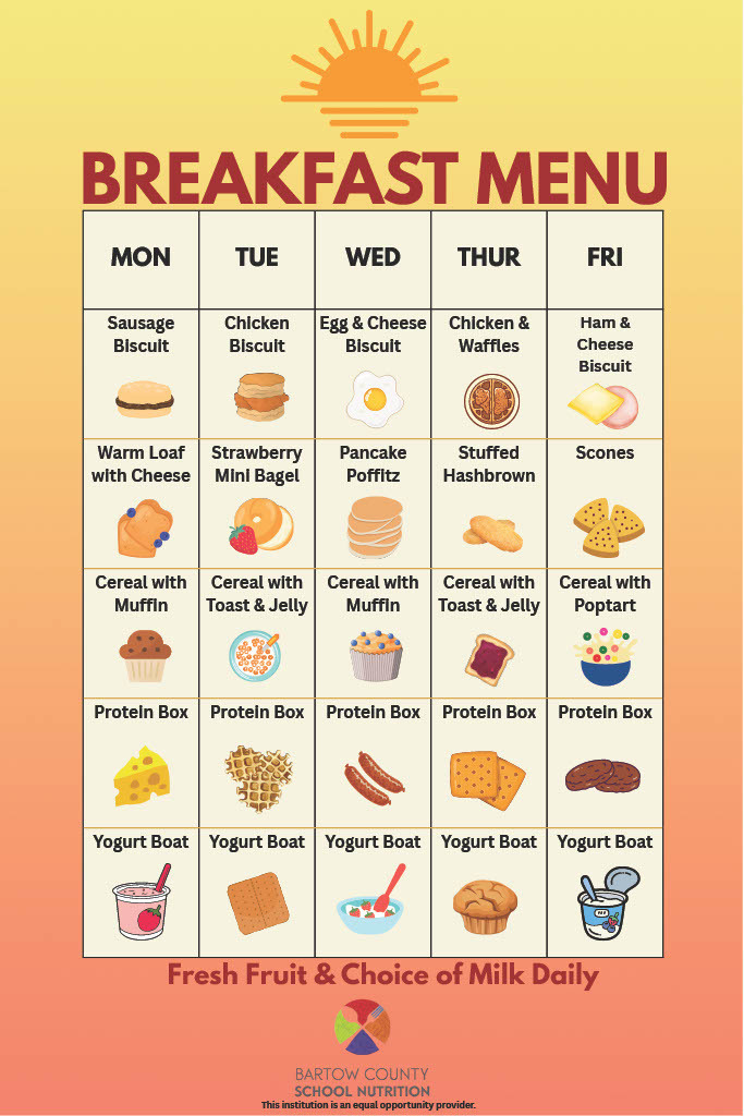 Breakfast Menu
