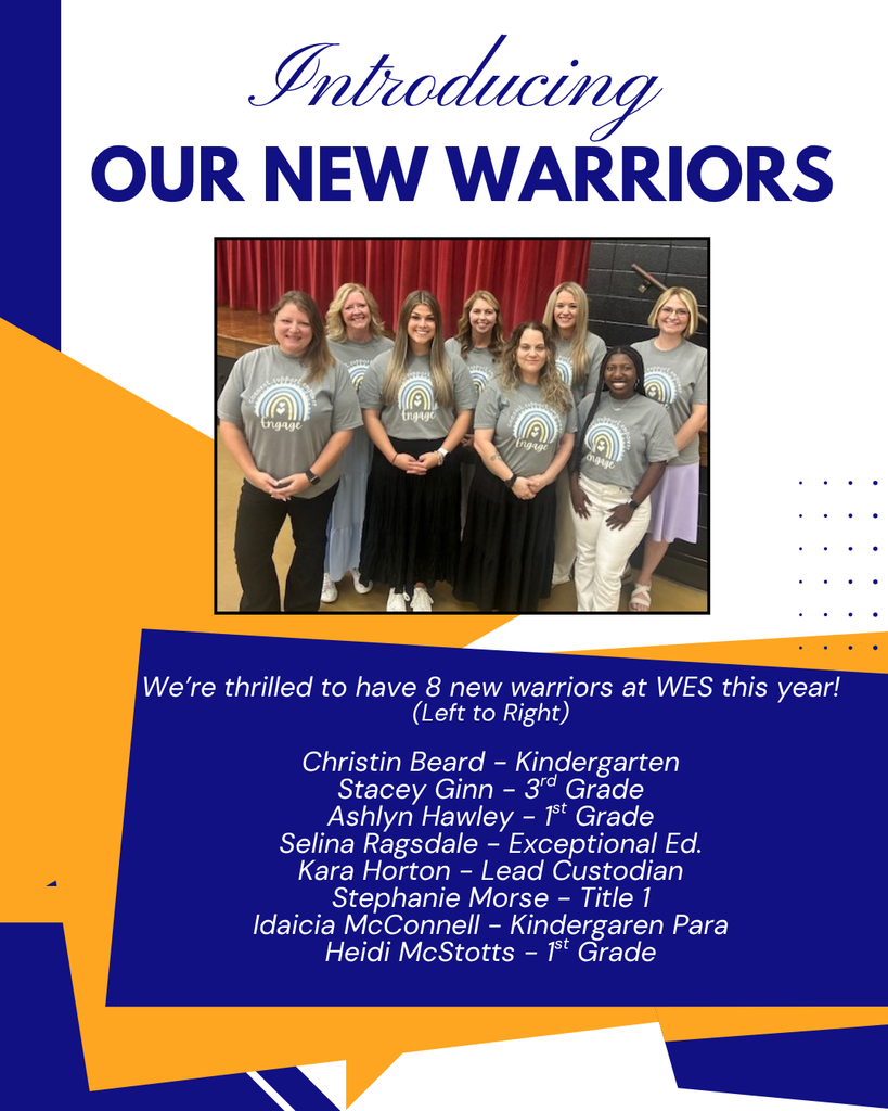 Introducing our New Warriors to WES 