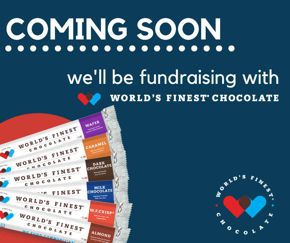 The World's Finest Chocolate sale will be starting soon! Be on the lookout for more information.  