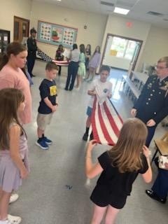 🇺🇸Thank you to Officer Hornback and his Seniors who helped train our new Safety Patrol members for duty!🇺🇸