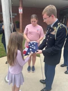 🇺🇸Thank you to Officer Hornback and his Seniors who helped train our new Safety Patrol members for duty!🇺🇸