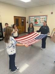 🇺🇸Thank you to Officer Hornback and his Seniors who helped train our new Safety Patrol members for duty!🇺🇸