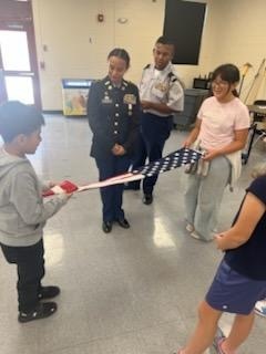 🇺🇸Thank you to Officer Hornback and his Seniors who helped train our new Safety Patrol members for duty!🇺🇸