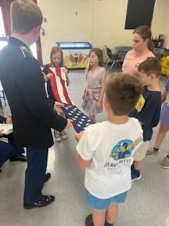 🇺🇸Thank you to Officer Hornback and his Seniors who helped train our new Safety Patrol members for duty!🇺🇸