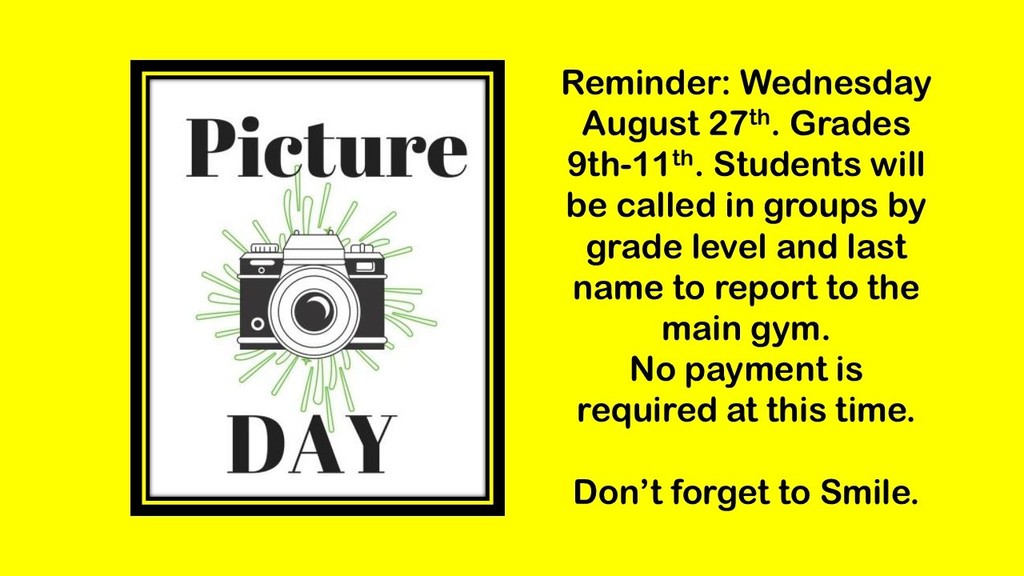 Underclassmen Picture Day