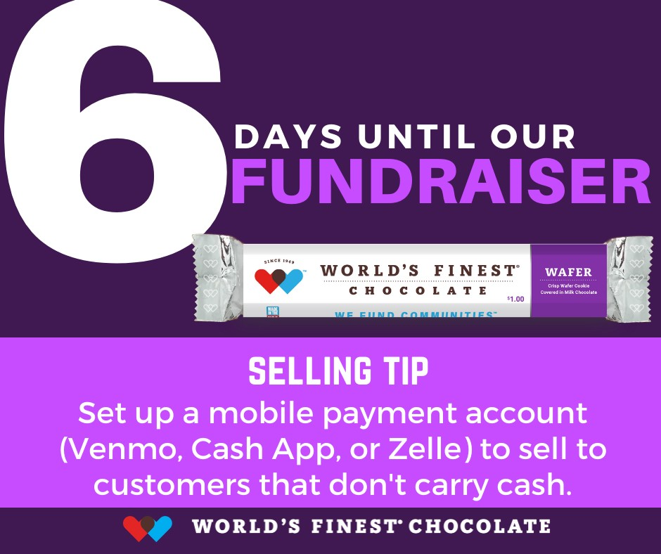 The countdown is on! The World's Finest Chocolate sale will be starting in 6 days! 