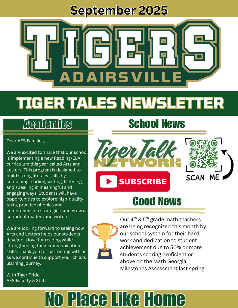 Tiger Tales Newsletter