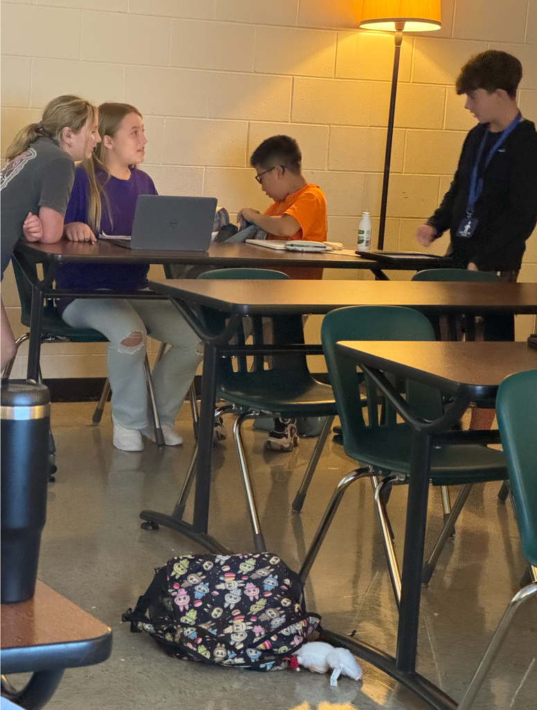 Adairsville middle school students in a classroom