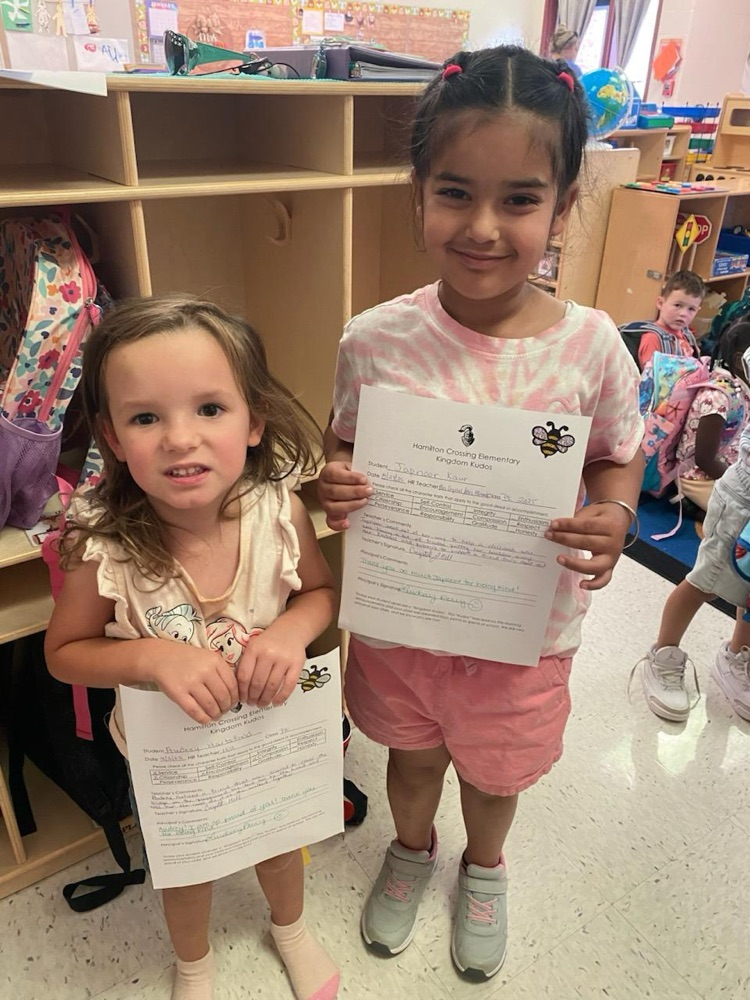 August Star Students for showing Kindness