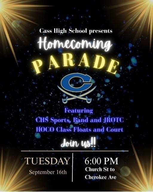 Cass High School Home coming week dress-up. 
