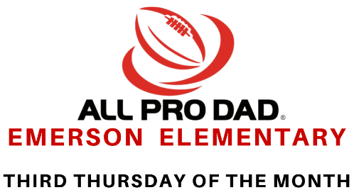 Attention all dads! Join us this Thursday at 7:15am at Emerson Elementary. Breakfast by Chick-fil-A is included at no cost. You will experience games, door prizes and great conversations between child and Dad. Please RSVP at the link below. https://allprodadchapters.com/chapters/10974