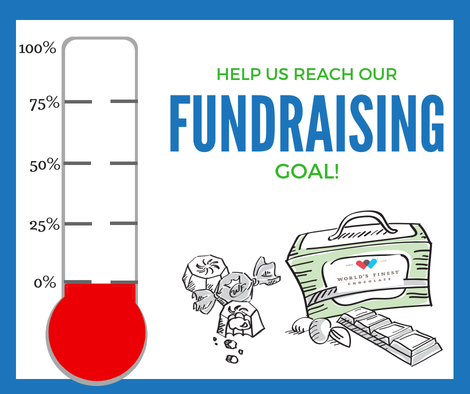 Help us reach our goal! It is not too late to get a box of chocolate to sell to family, friends, neighbors, and co-workers!