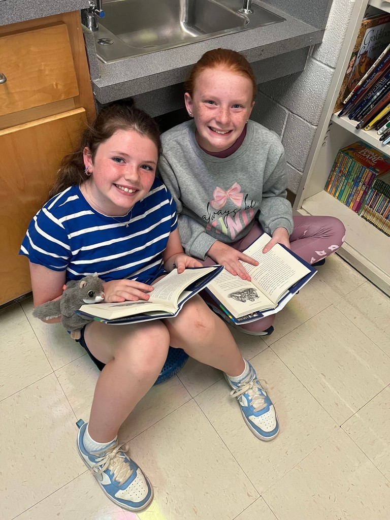 Students reading