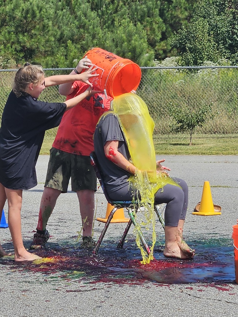 Students and staff had a great time on Friday during the PTCO Slime Day!