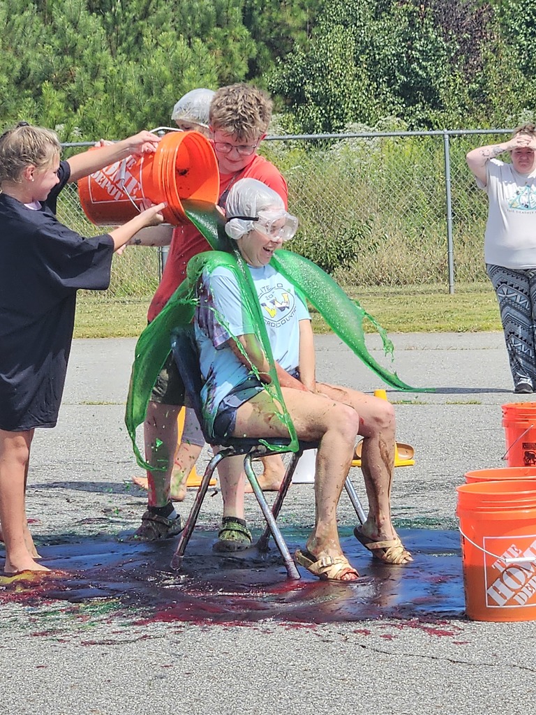 Students and staff had a great time on Friday during the PTCO Slime Day!