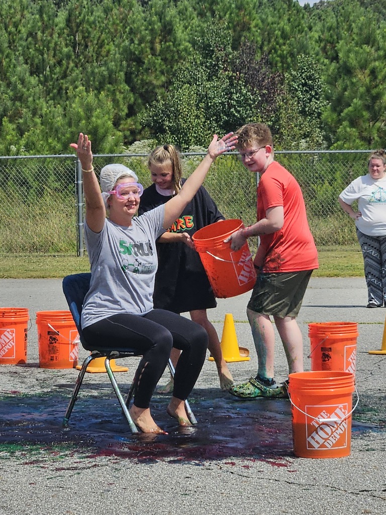 Students and staff had a great time on Friday during the PTCO Slime Day!
