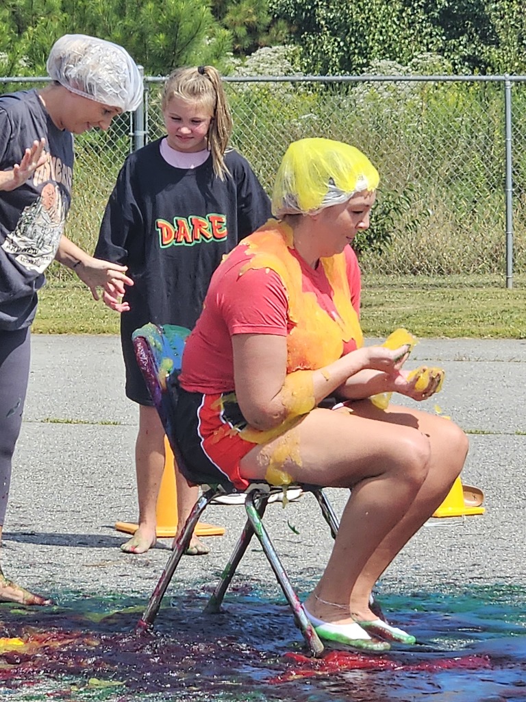 Students and staff had a great time on Friday during the PTCO Slime Day!