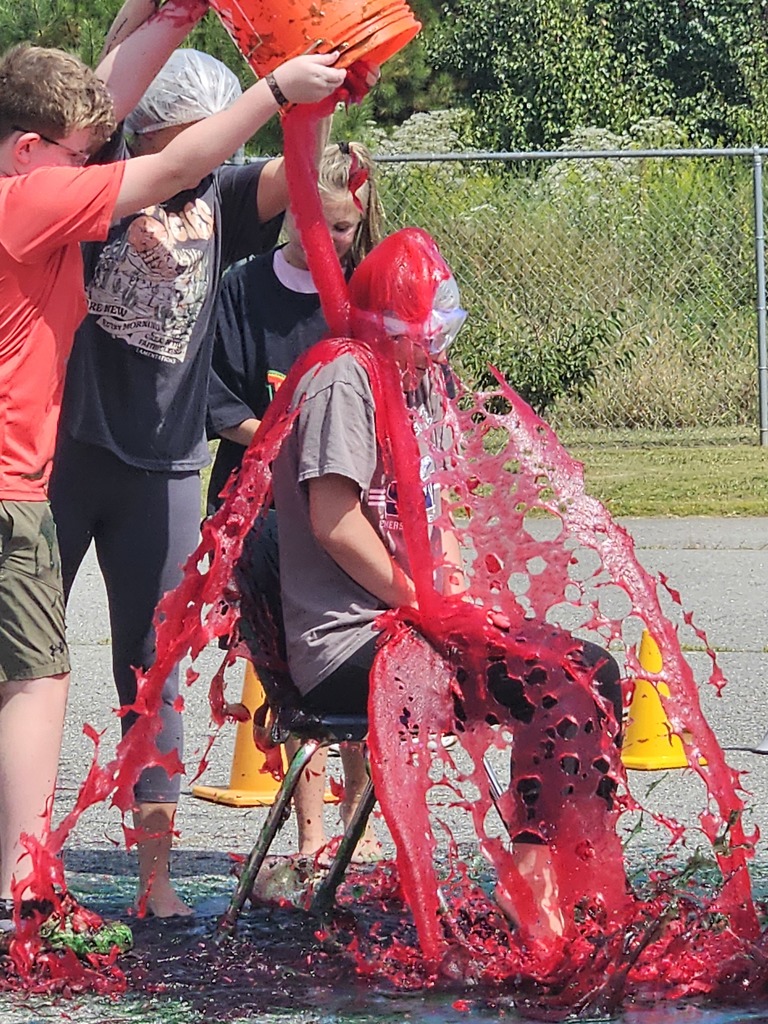 Students and staff had a great time on Friday during the PTCO Slime Day!