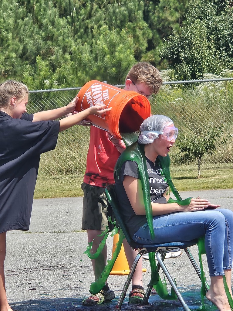 Students and staff had a great time on Friday during the PTCO Slime Day!