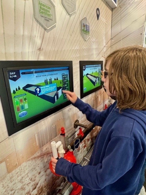 Our 3–5 students had an exciting visit from Georgia Farm Bureau and their mobile Georgia Ag Experience!  This 36-foot mobile classroom showcases Georgia agriculture on the road, visiting elementary schools and community organizations across the state. Inside, students explored seven different Georgia agricultural commodities through technology and digital learning.   The Georgia Ag Experience is a STEM-based program that invites students across Georgia to discover the vast opportunities in agriculture. It connects science, technology, and real-world farming in a way that brings learning to life for our students and helps them think about possible future careers in the agricultural field, from farming and animal science to technology and engineering.   A special shoutout to Gaines Beef for joining us with the Ag Mobile. They also partner with our School Nutrition team to provide fresh beef to our schools, and we are so grateful for their support.