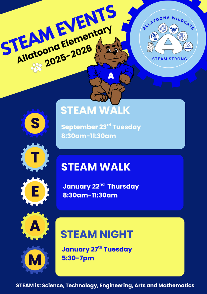 STEAM events at Allatoona Elementary 25-26 school year!