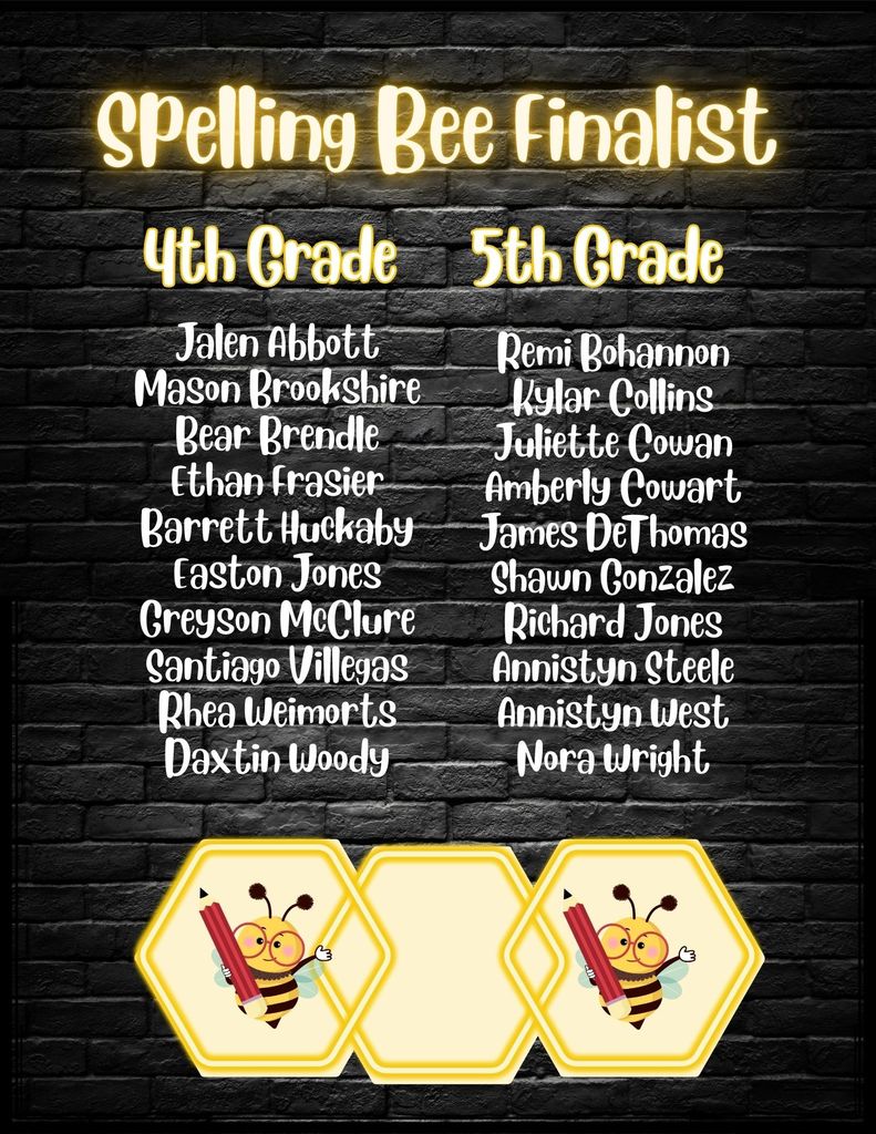 Spelling Bee Finalists