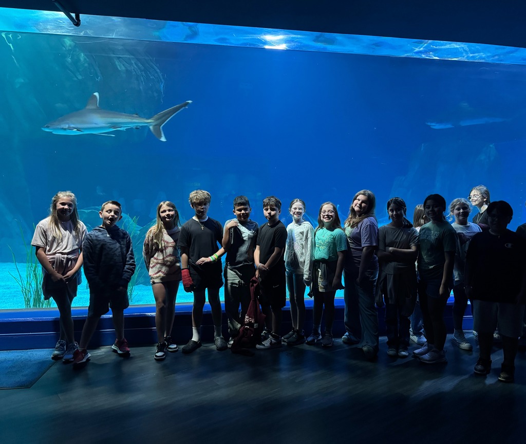 5th grade students had a blast today at the Georgia Aquarium. They explored each exhibit to learn more about the animals and how they are taken care of. Mrs. Kron and Mrs. Westbrook's class went to the Sea Lion show and got to experience the amazing Dolphin show. The kids had a blast and got to sit front row to get splashed by the animals! Ms. Taylor's class explored the exhibits and even got to take home some souvenir postcards! Overall, it was a great day!