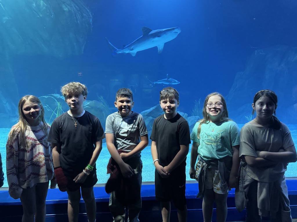 5th grade students had a blast today at the Georgia Aquarium. They explored each exhibit to learn more about the animals and how they are taken care of. Mrs. Kron and Mrs. Westbrook's class went to the Sea Lion show and got to experience the amazing Dolphin show. The kids had a blast and got to sit front row to get splashed by the animals! Ms. Taylor's class explored the exhibits and even got to take home some souvenir postcards! Overall, it was a great day!