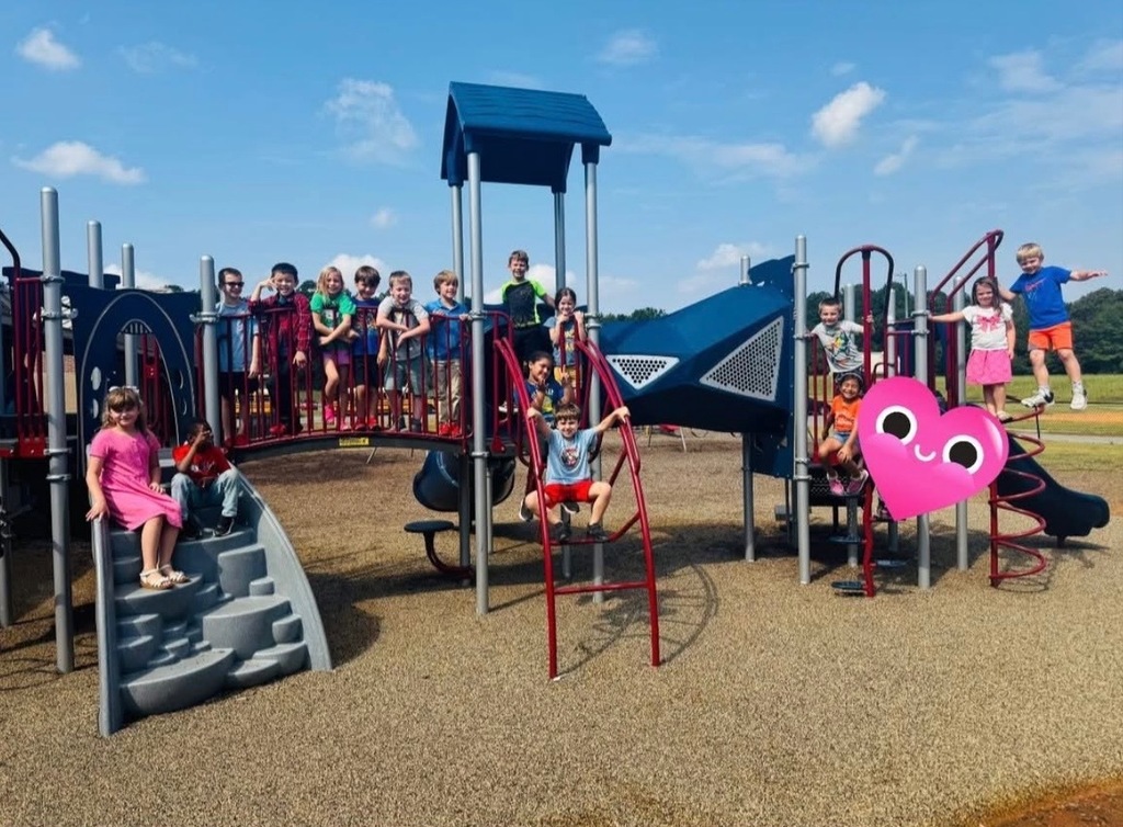 Hartigan's class on the playground,