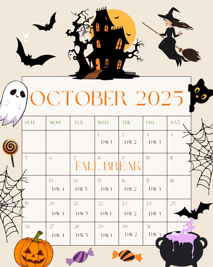 October Specials Schedule