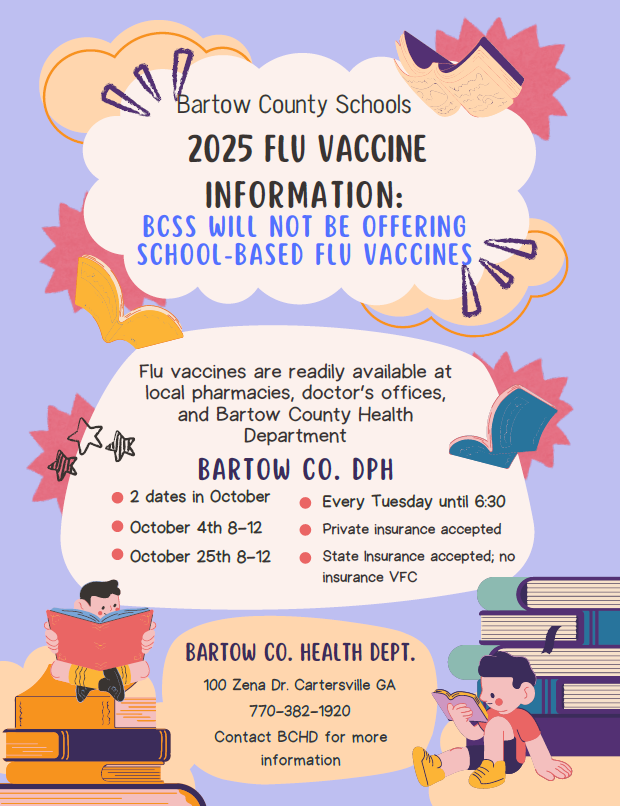 Flu Vaccine: see flyer for details