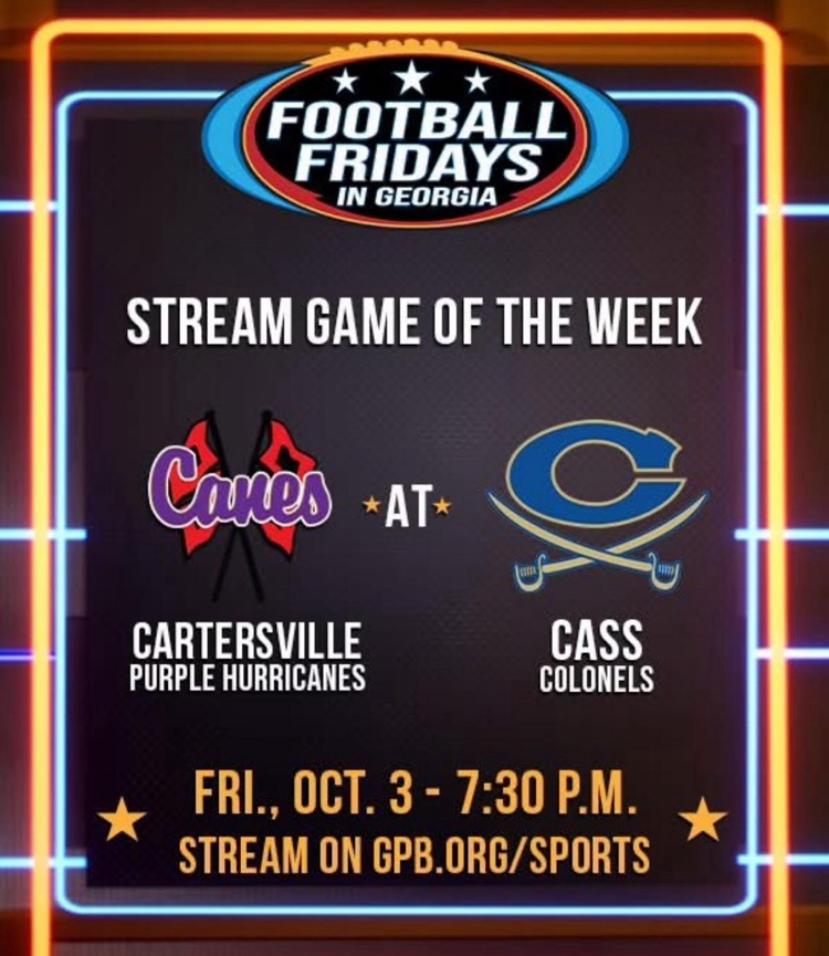 Cass vs Cartersville live STREAM