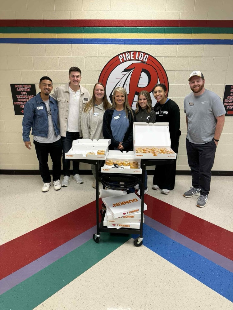 🍩 Thank You, Crosspoint City Church! 🍩  A big thank you to Crosspoint City Church for delivering Dunkin’ Donuts to all of our staff this morning! What a sweet surprise and the perfect pick-me-up after Fall Break. ☕💛