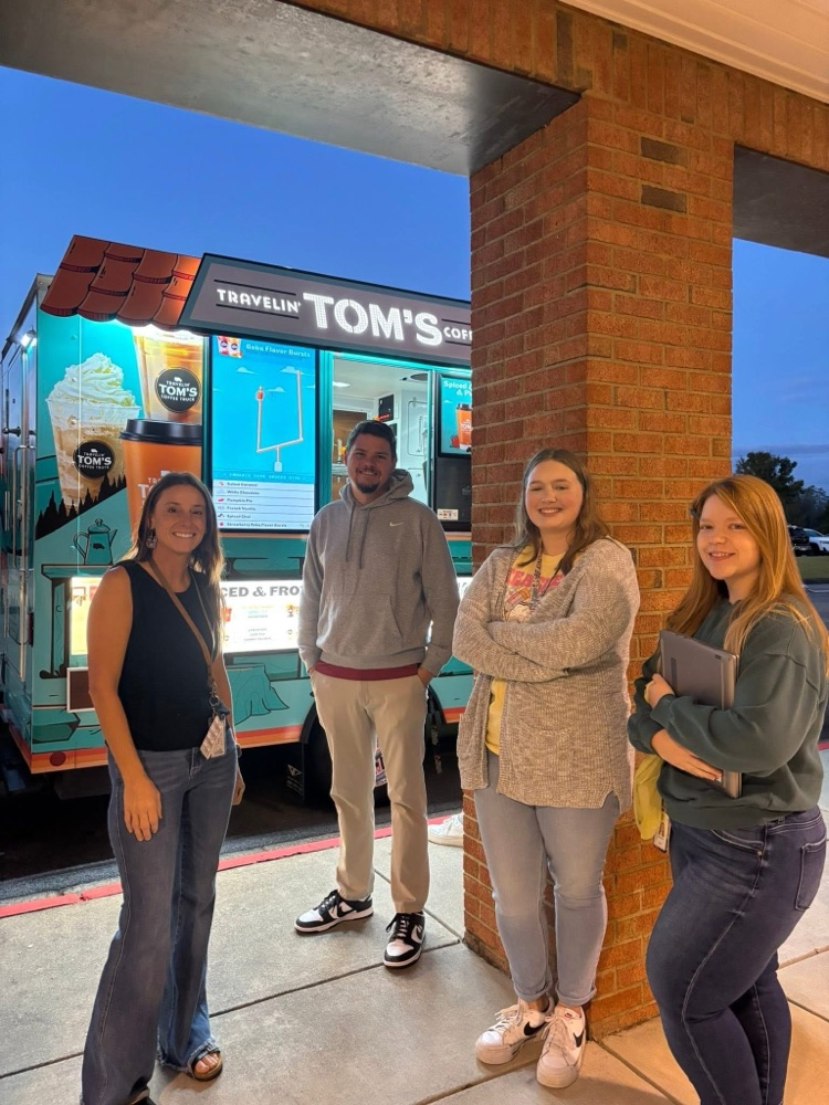 Coffee + teachers = the best kind of energy! Thank you Tom’s Coffee Truck for rolling up and fueling our staff with smiles (and caffeine 😉) this morning!