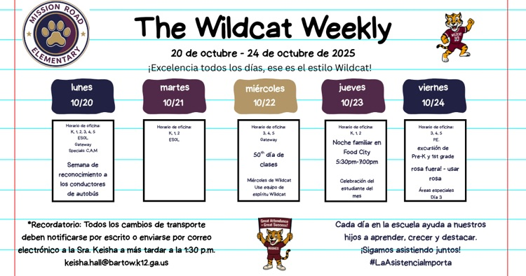 Wildcat weekly spanishSpanish
