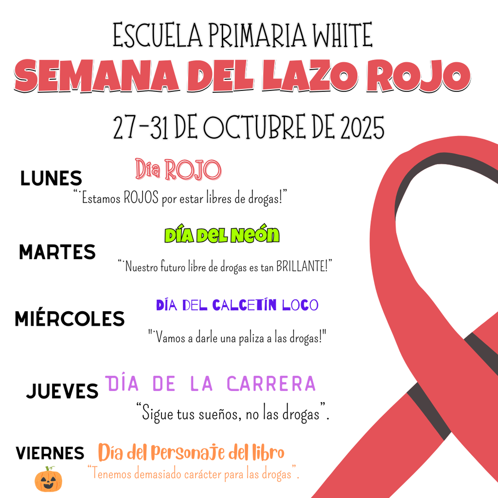 Join in the FUN next week for Red Ribbon Week!