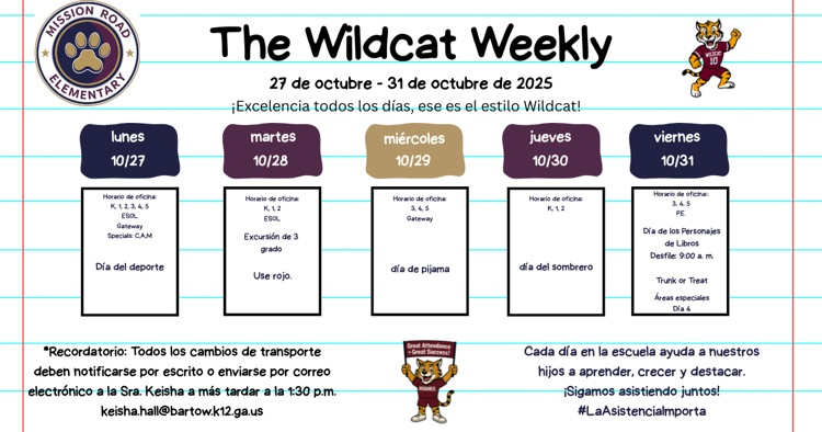 wildcat weekly Spanish