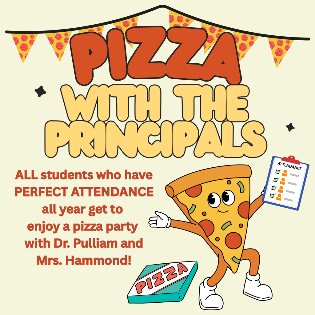 🎉 Perfect Attendance Pays Off! 🍕 Students who show up every day and have perfect attendance all year will be treated to a Pizza Party with our Principals at the end of the year! 🎈 Let’s make every day count — we can’t wait to celebrate your dedication and commitment to learning! 💪📚 #PerfectAttendance #EveryDayCounts #PineLogProud