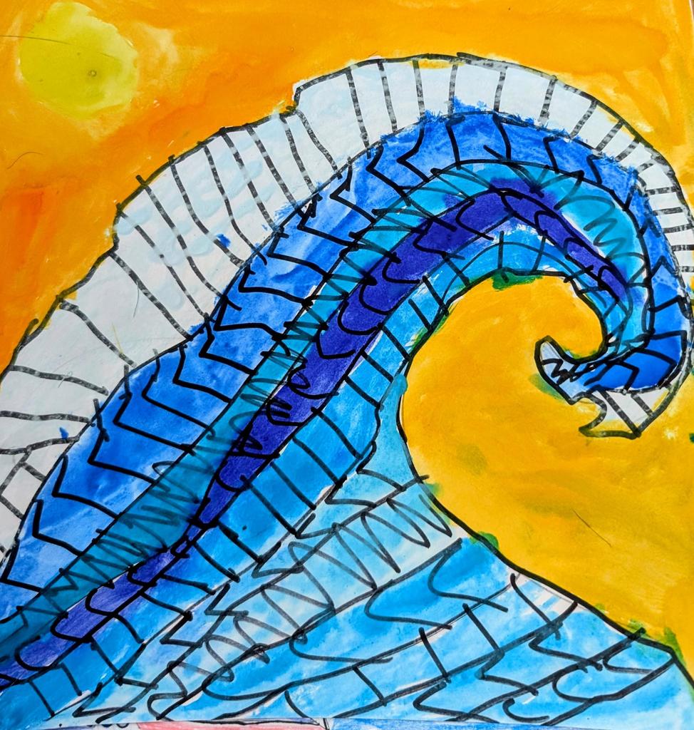 picture of a large wave