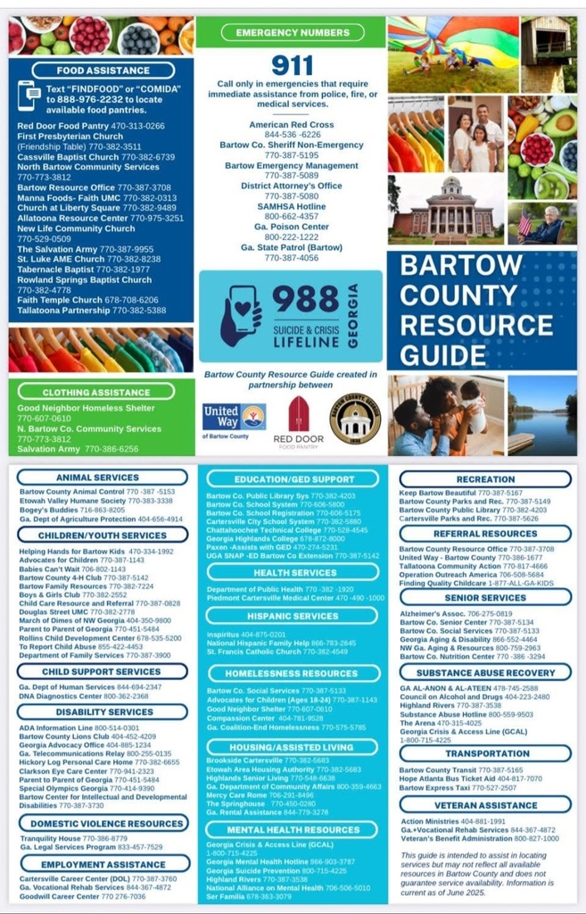 Bartow County Resource Guide