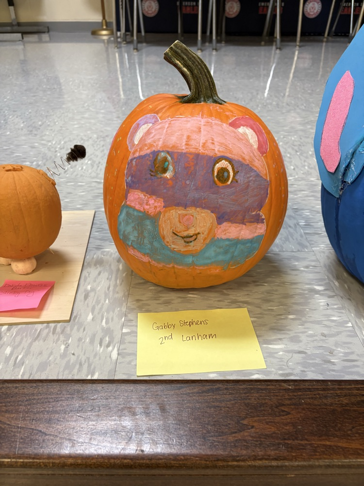We had a great display of pumpkins for our pumpkin decorating contest! Congratulations to our winners!