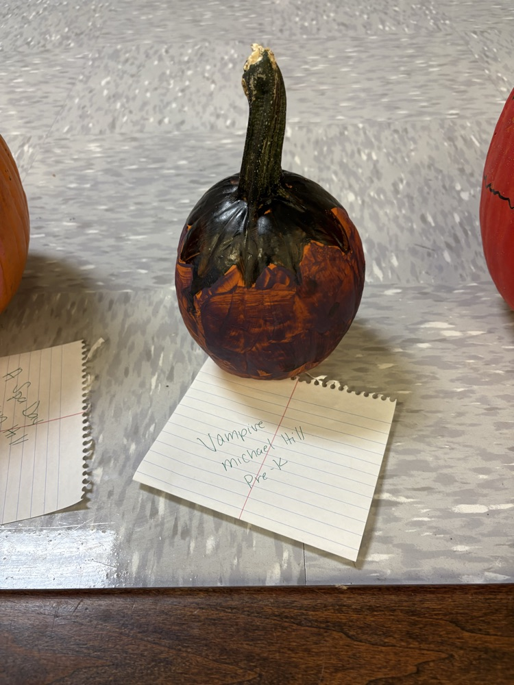 We had a great display of pumpkins for our pumpkin decorating contest! Congratulations to our winners!
