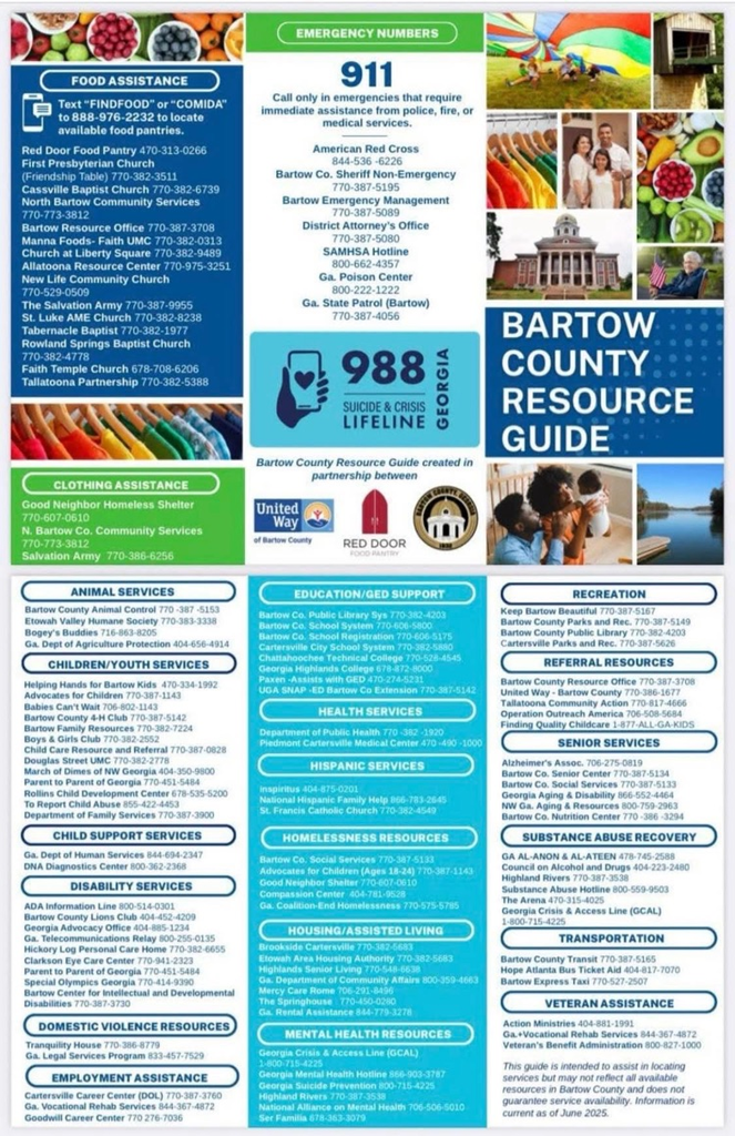 Bartow resource guide englishEnglish