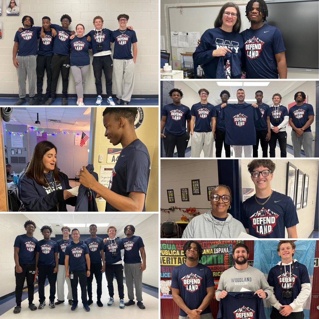 Woodland High School students and staff