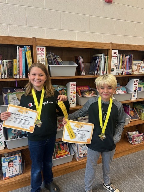 📚🐝 WES Spelling Bee Champions! 🐝📚  We are so proud of all 12 of our amazing 4th and 5th grade spellers who competed in this year’s WES Spelling Bee! Each student showed incredible focus, confidence, and hard work. 👏✨  🏆 Winner: Elliot Broome 🥈 Runner-Up: Ezra Childers  Congratulations to all our participants for representing WES so well — you truly made us proud! 💛💙