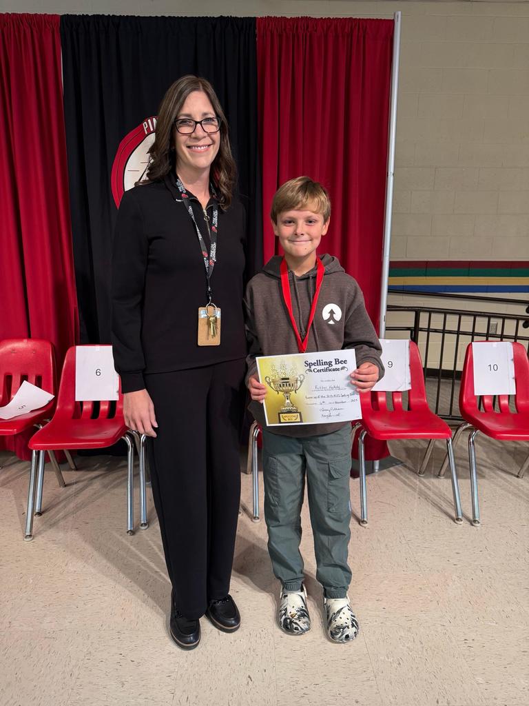 🎉 Congratulations to our 2025 Pine Log Elementary School Spelling Bee Champions! 🐝 We are so proud of our amazing students! Congratulations to Amara, our school winner, and Ritter, our runner-up! Both students showed incredible focus, determination, and spelling talent. Amara will go on to represent Pine Log Elementary at the Bartow County Spelling Bee—we know she’ll make us proud! 💙📚👏