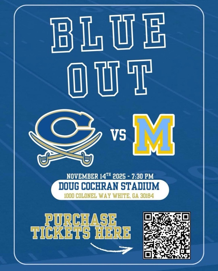 Let’s support our Colonels with another spirit Friday by wearing our blue, gold, and Cass attire tomorrow!!! The Colonels will take on the Atlanta Mays Raiders at the Doug @7PM! Hope to see you guys there!! 💙💛