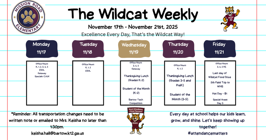 wildcat weekly english