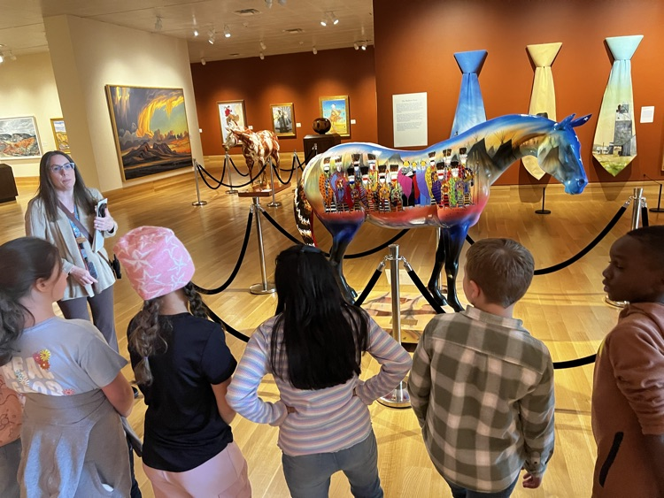 Last week our 4th graders had a great field trip to the Booth Western Art Museum. Students learned about the westward expansion of America in the 1800s. 